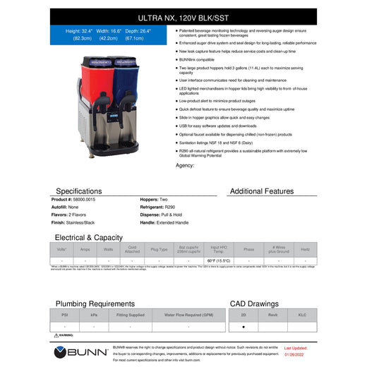 Spec Sheet