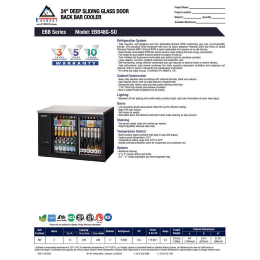 Spec Sheet