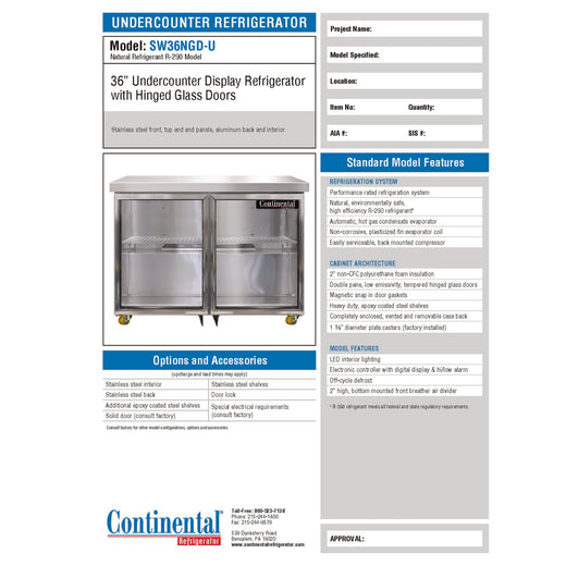 Spec Sheet