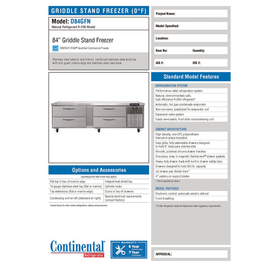 Spec Sheet