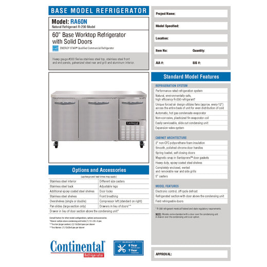 Spec Sheet