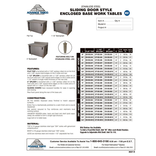Spec Sheet