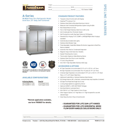 Spec Sheet