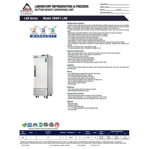 Spec Sheet