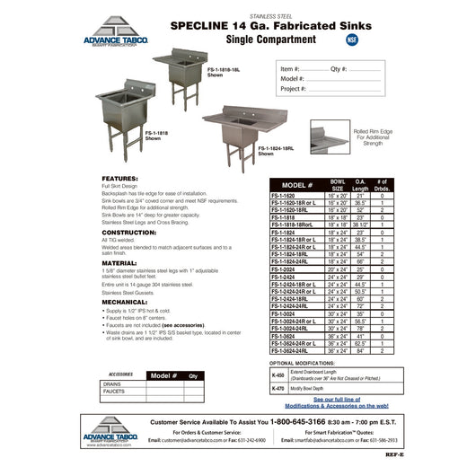 Spec Sheet