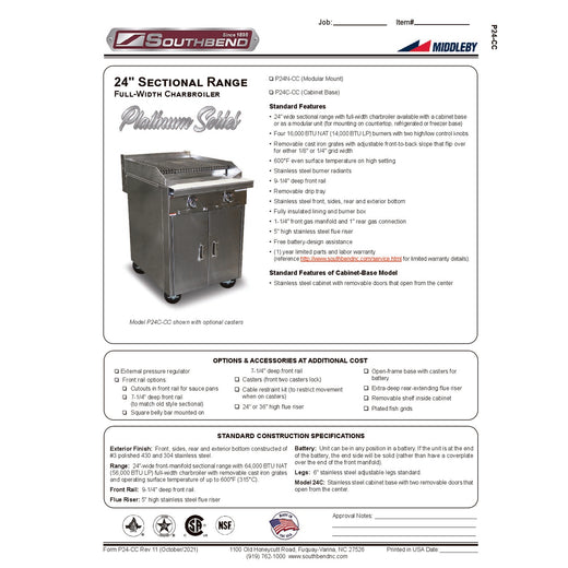 Spec Sheet