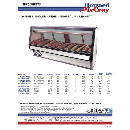Spec Sheet