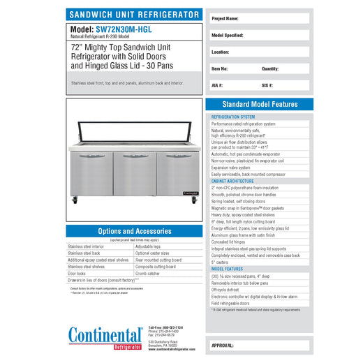 Spec Sheet