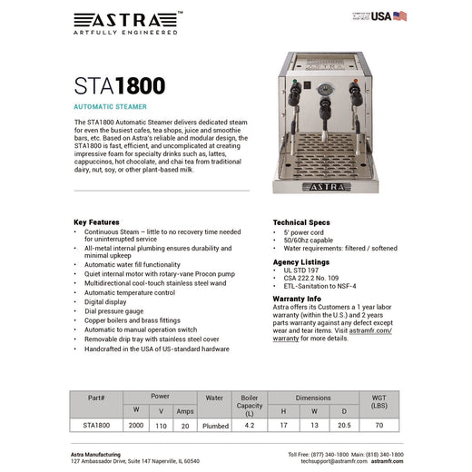 Spec Sheet