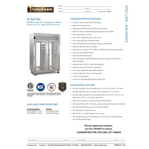 Spec Sheet