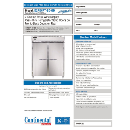 Spec Sheet