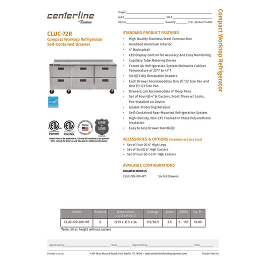 Spec Sheet