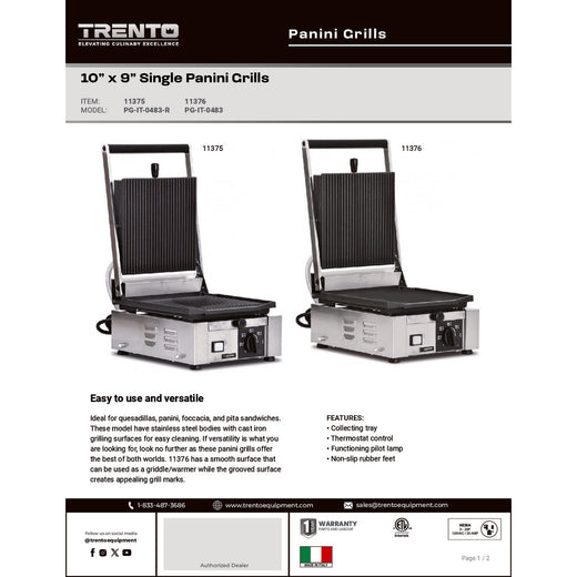 Spec Sheet