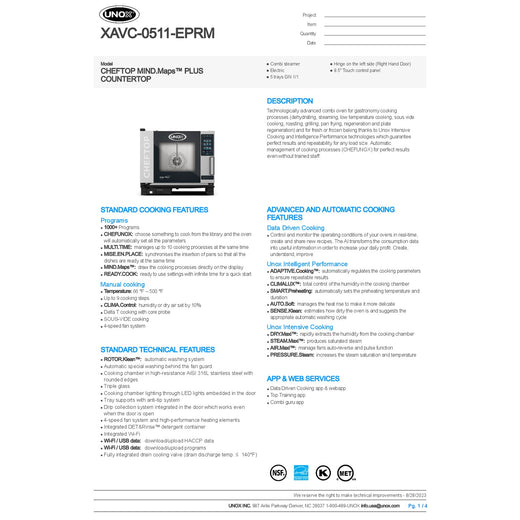 Spec Sheet