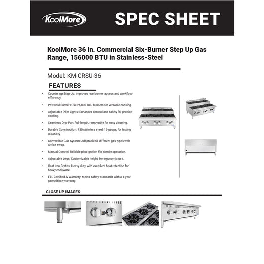 Spec Sheet