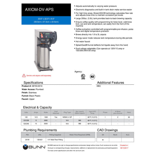 Spec Sheet