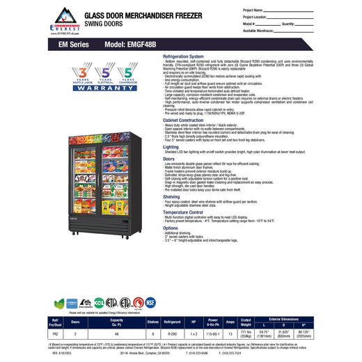 Spec Sheet