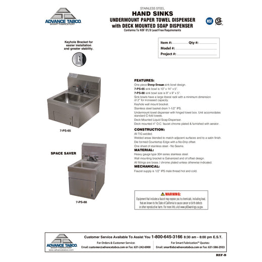 Spec Sheet