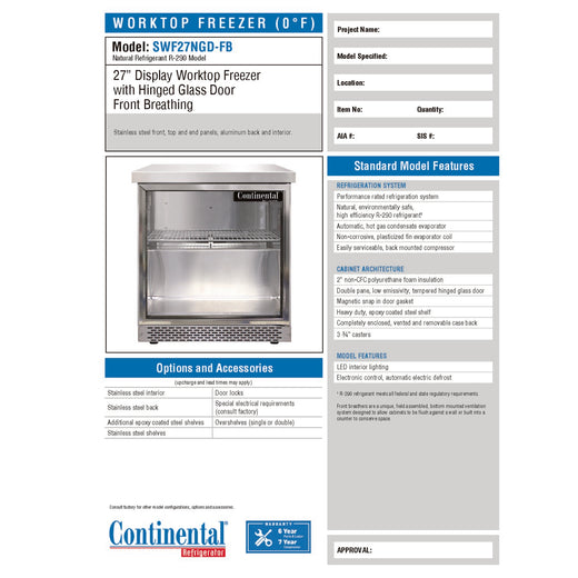 Spec Sheet