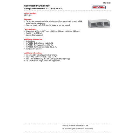 Spec Sheet