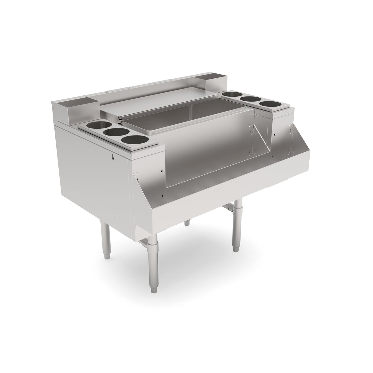 John Boos UBJB-2748-CP10-CH Casino Jockey Box, Ice Bin/Cocktail Unit