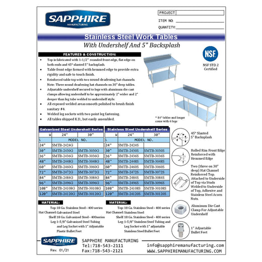 Spec Sheet