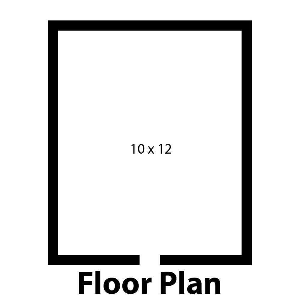 Norlake FTB1012-CX 10 X 12 Indoor Walk-In Cooler With Floor