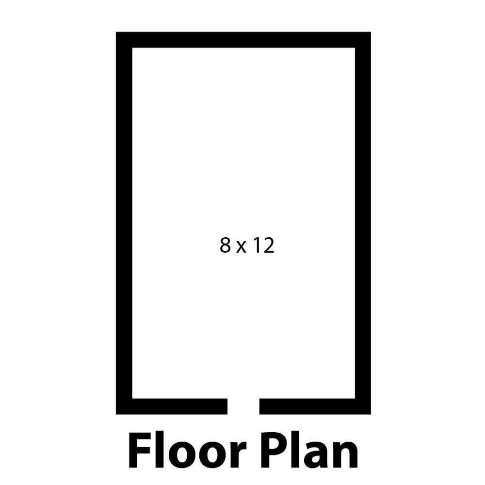 Norlake FTB812-CX 8 X 12 Indoor Walk-In Cooler With Floor