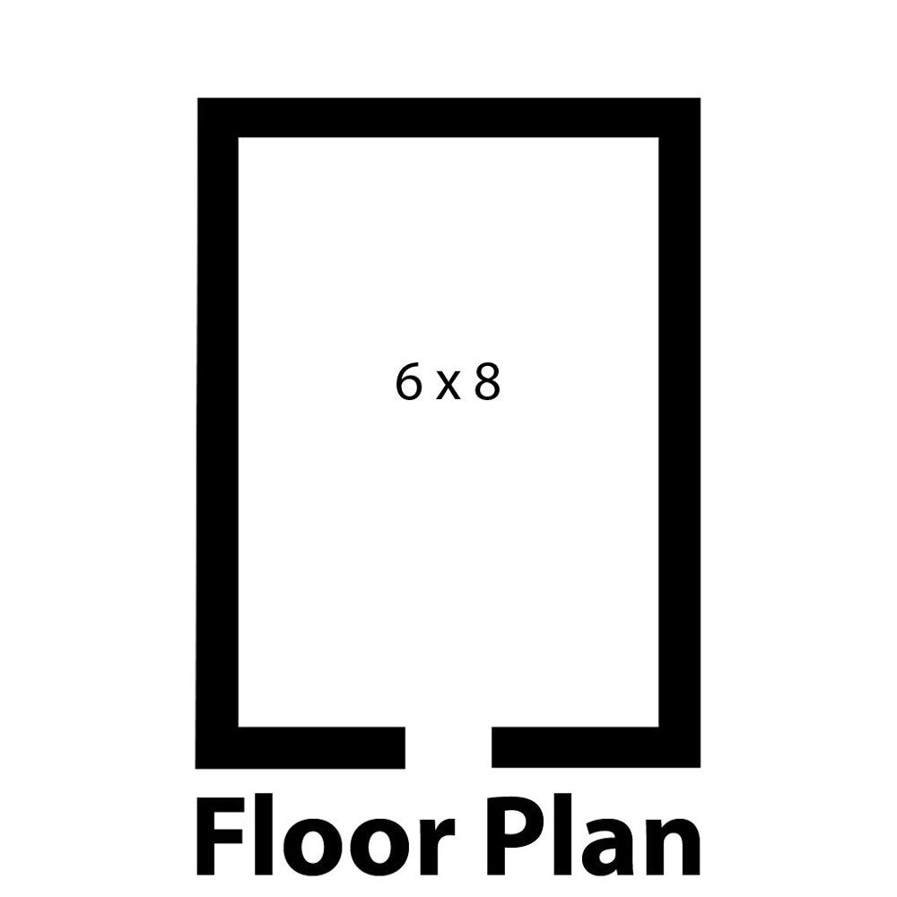 Norlake FTOB68-CX 6 X 8 Outdoor Walk-In Cooler With Floor