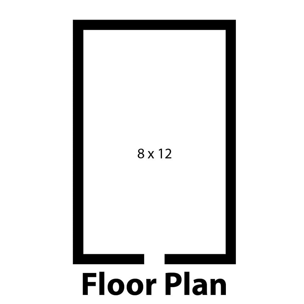 Norlake FTOB812-CX 8 X 12 Outdoor Walk-In Cooler With Floor