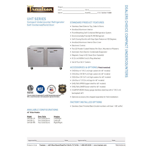 Spec Sheet