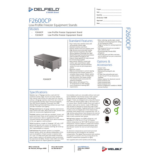 Spec Sheet