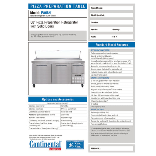 Spec Sheet