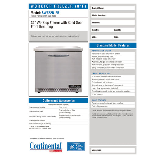 Spec Sheet