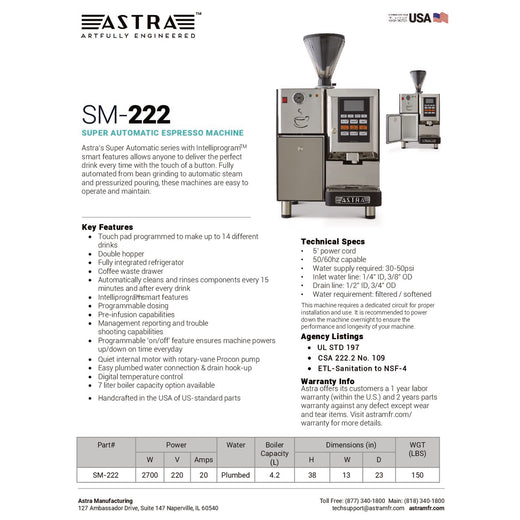 Spec Sheet