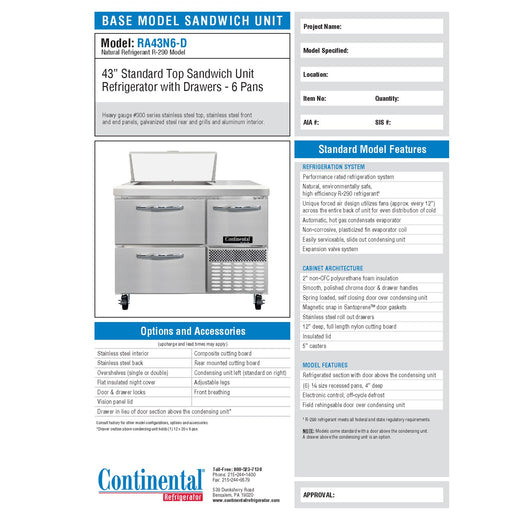 Spec Sheet
