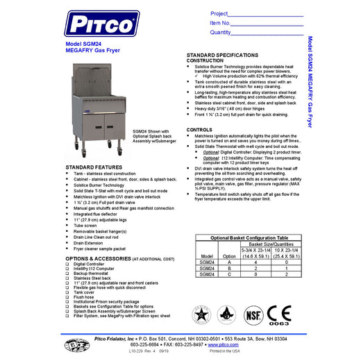 Spec Sheet