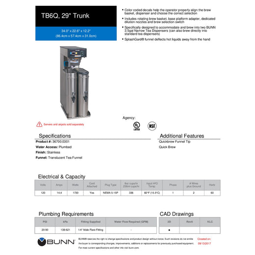 Spec Sheet