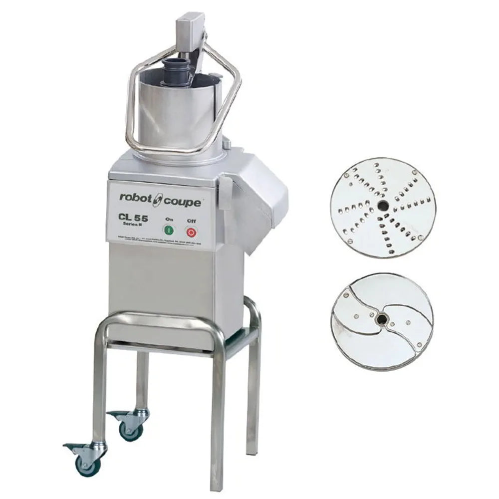 Robot Coupe CL55E CL55PUSHERW/STAND Pusher-D Commercial Food Processor