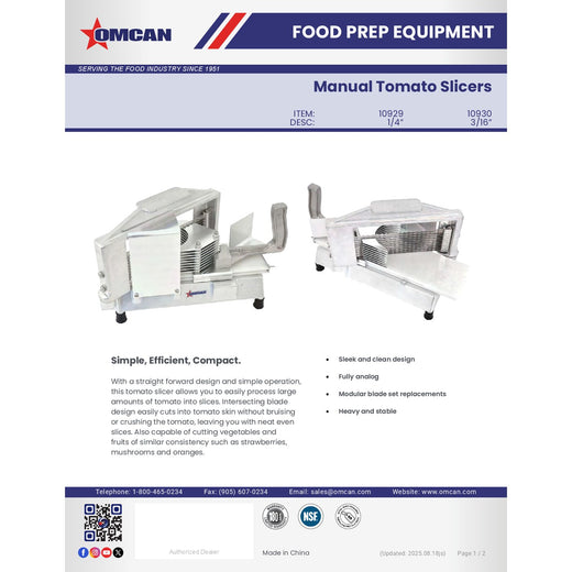 Spec Sheet