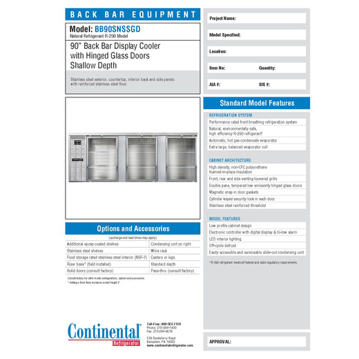 Spec Sheet
