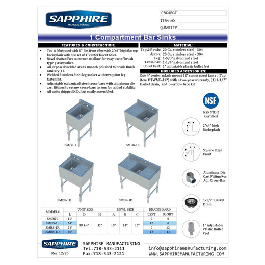 Spec Sheet