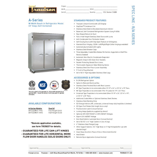 Spec Sheet