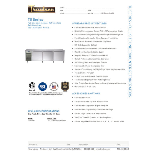 Spec Sheet
