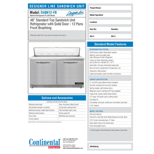 Spec Sheet