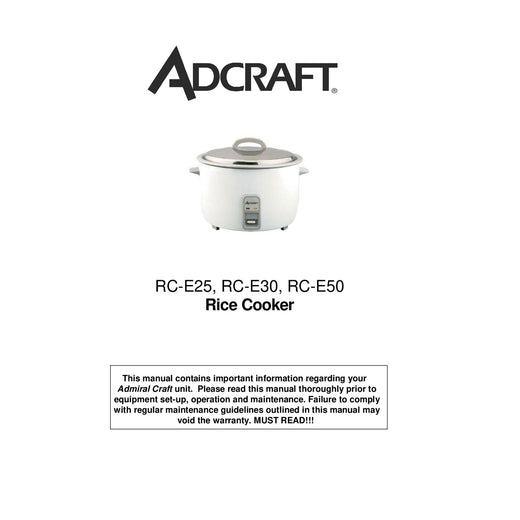 RC-E50 Owner's Manual