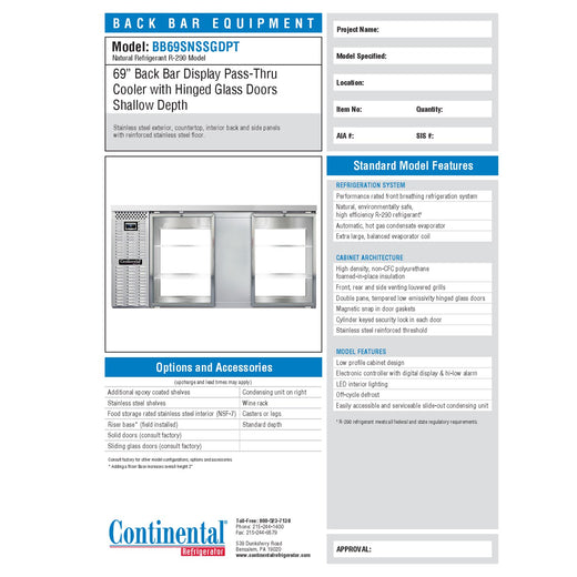 Spec Sheet