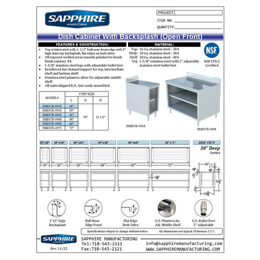 Spec Sheet
