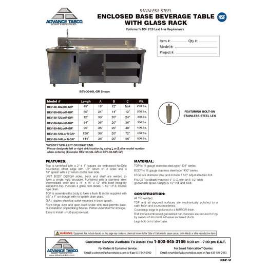 Spec Sheet