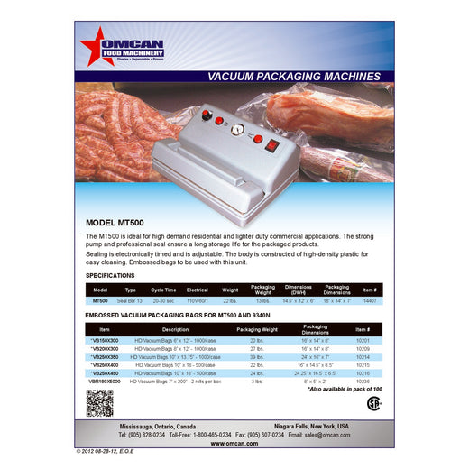Spec Sheet